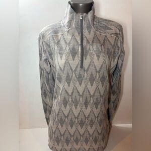 Smartwool Merino  Wool Women's Gray Zip Up Sweater